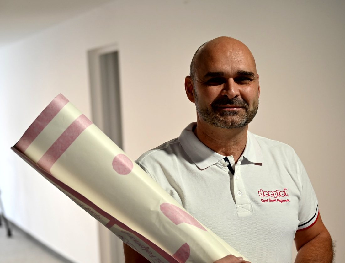 Membre de l’équipe deepleR avec le visuel Sport Smart Performance